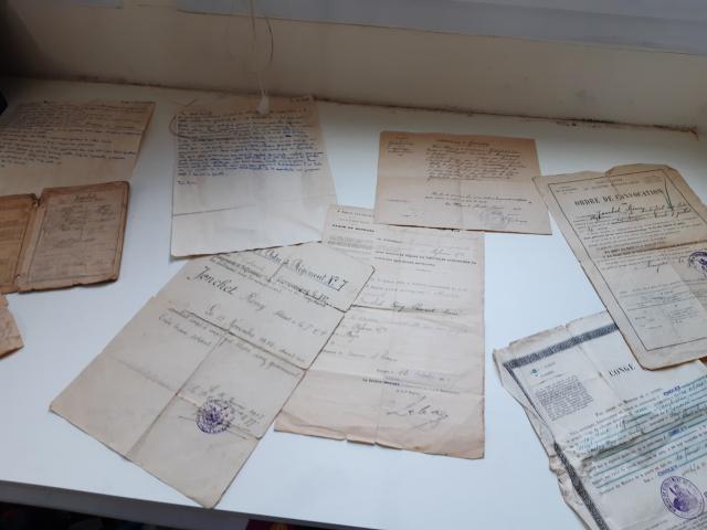Documents militaires originaux de Rémi Jonchet